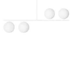 SUGURI A biała lampa sufitowa w rozmiarze S (SGA111R03) - Ummo