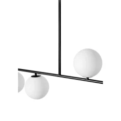 SUGURI A czarna lampa sufitowa w rozmiarze XL z podwyższoną szczelnością IP44 (SGA122RS66) - Ummo