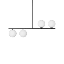 SUGURI A czarna lampa sufitowa w rozmiarze L z podwyższoną szczelnością IP44 (SGA122RS36) - Ummo