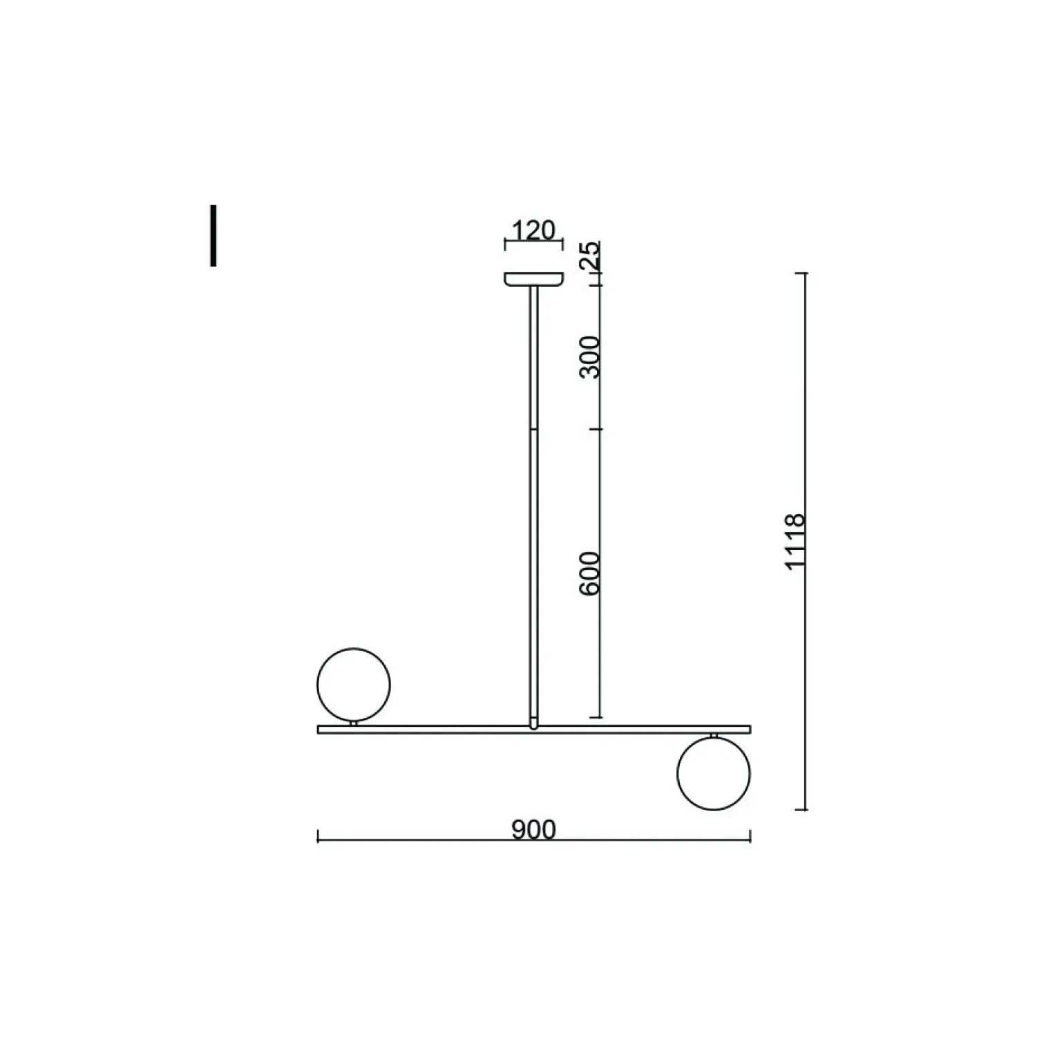 SUGURI A czarna lampa sufitowa w rozmiarze L z podwyższoną szczelnością IP44 (SGA122RS36) - Ummo