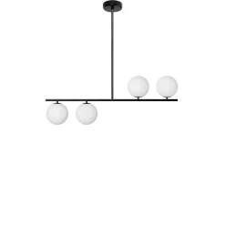 SUGURI A czarna lampa sufitowa w rozmiarze M (SGA122R06) - Ummo