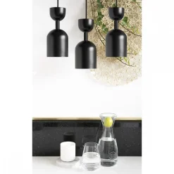SUPURU 3P czarna lampa wisząca / plafon (SUP322P3) - Ummo