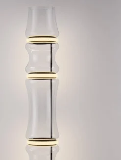Szklana lampa podłogowa ABANCAY (LE44592) - Luces Exclusivas