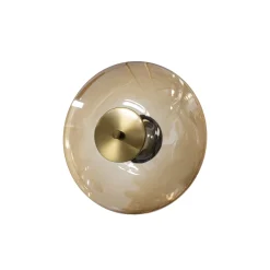 Szklany kinkiet ANDORA WALL 30 AMBER (AZ6889) Azzardo