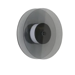 Szklany kinkiet Casy dymny LED CCT (LP-3176/1W SM) - Light Prestige