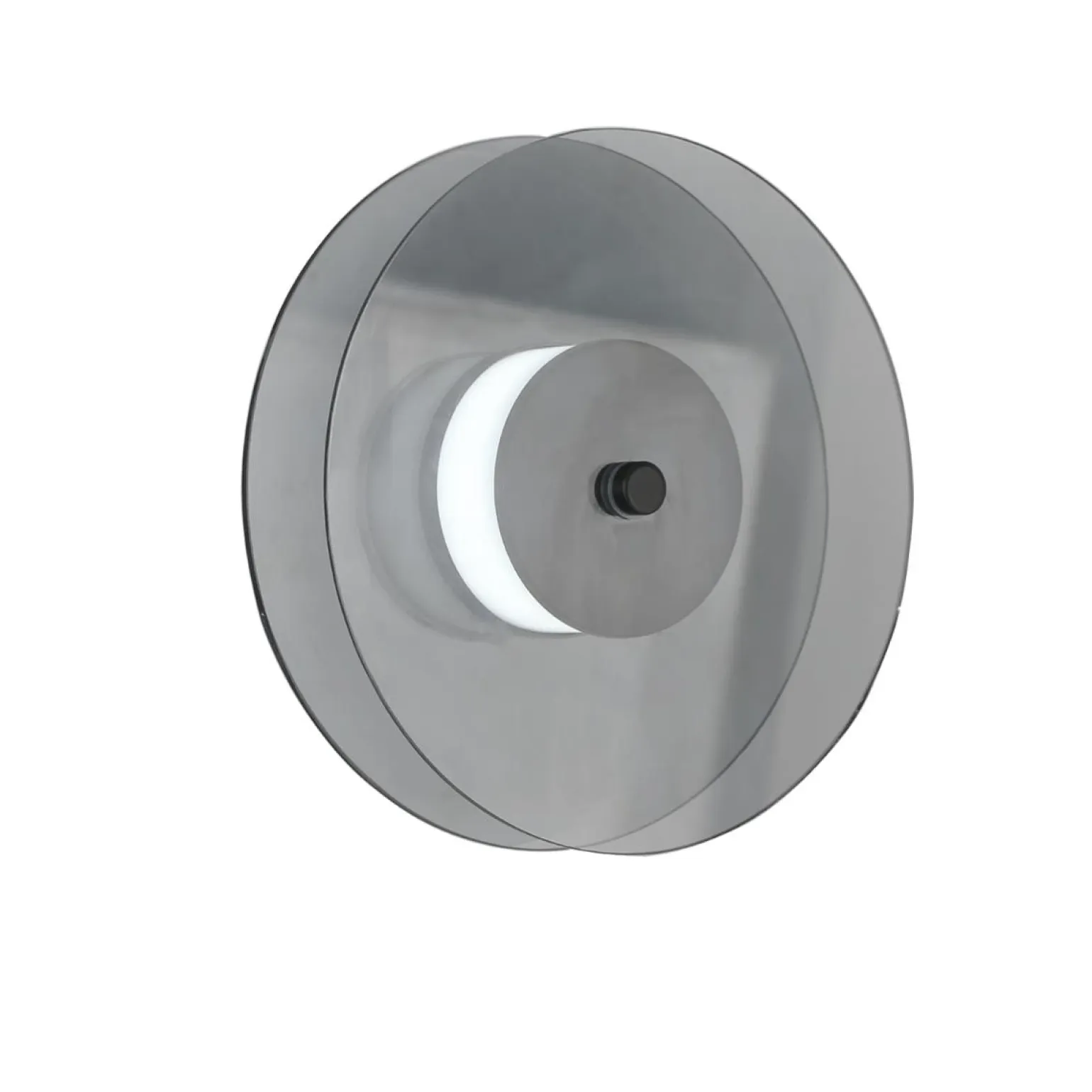 Szklany kinkiet Casy dymny LED CCT (LP-3176/1W SM) - Light Prestige