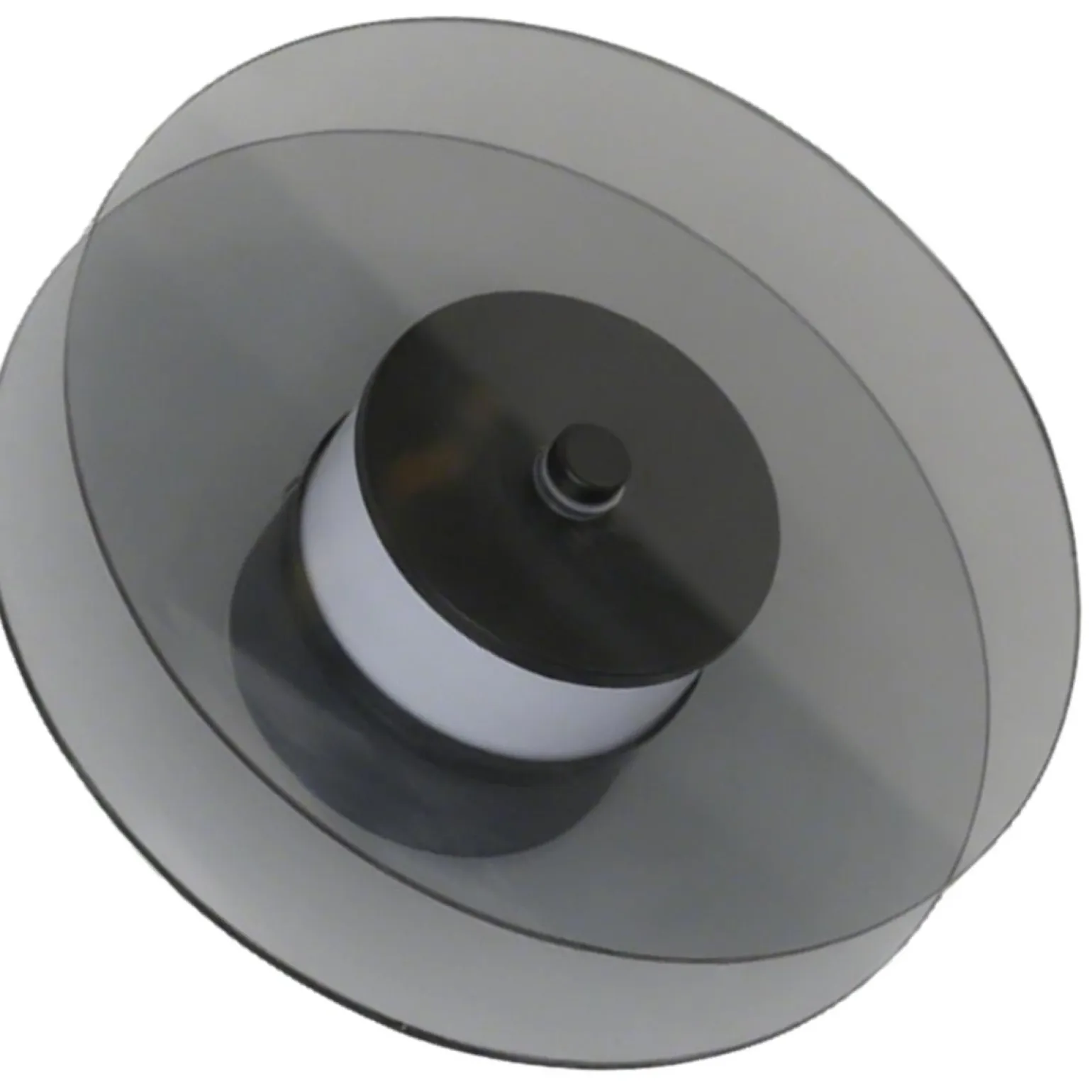 Szklany kinkiet Casy dymny LED CCT (LP-3176/1W SM) - Light Prestige