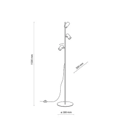 TOP LAMPA PODŁOGOWA 3 (16064) - TK Lighting