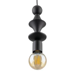 TOWER BLACK Lampa wisząca przy lustrze 1XE27 (10871) - TK Lighting