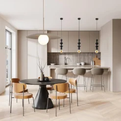 TOWER BLACK Lampa wisząca przy lustrze 1XE27 (10871) - TK Lighting