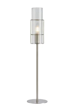 TUBO Table 1L 65cm Satin Nickel/Clear (108558) Markslojd