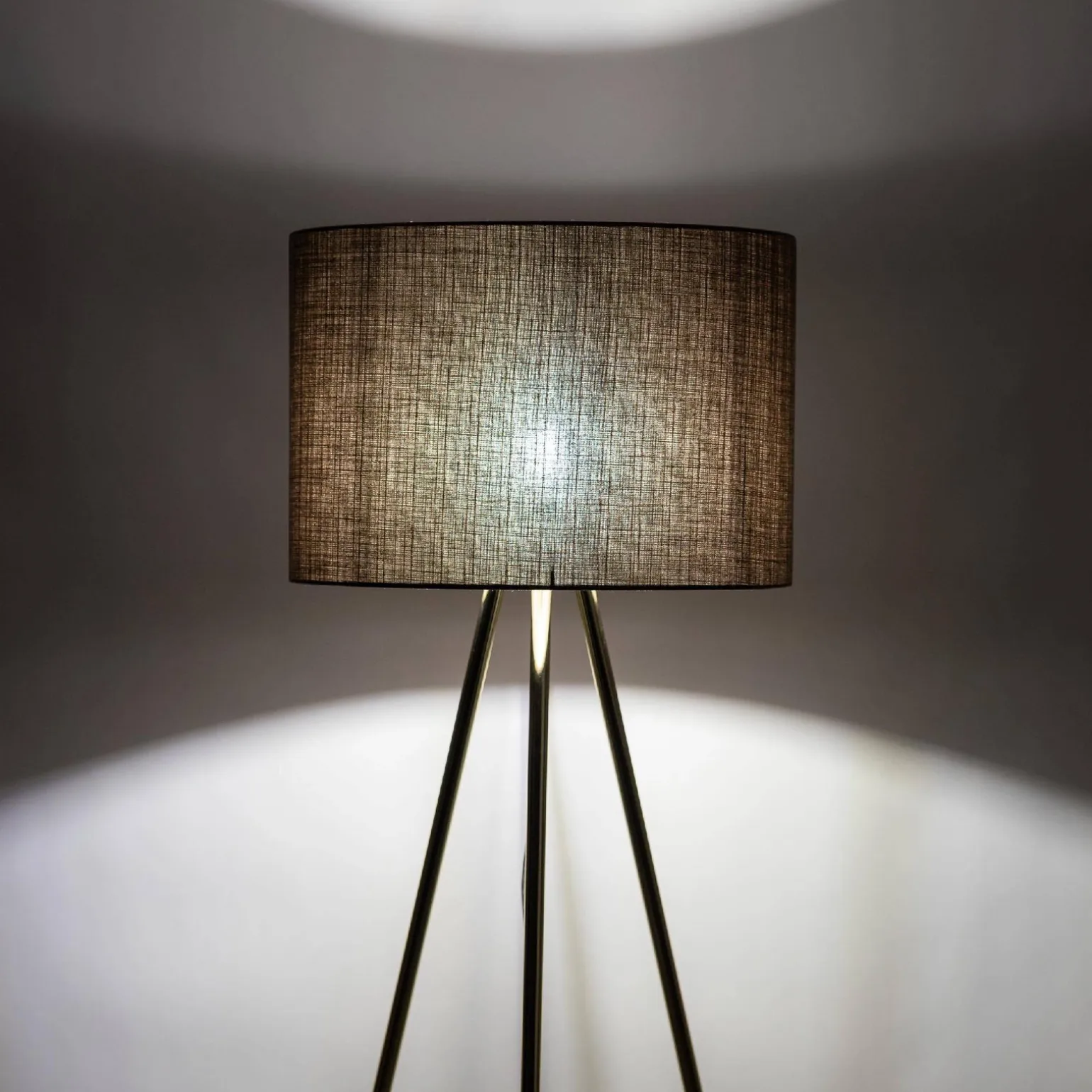 UMBERTO BROWN GOLD LAMPA PODŁOGOWA 1 (16032) - TK Lighting