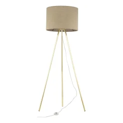 UMBERTO LINEN GOLD LAMPA PODŁOGOWA 1 (16036) - TK Lighting