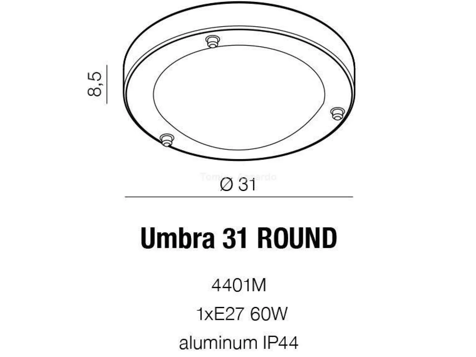 Umbra 31 round (AZ1597) Azzardo