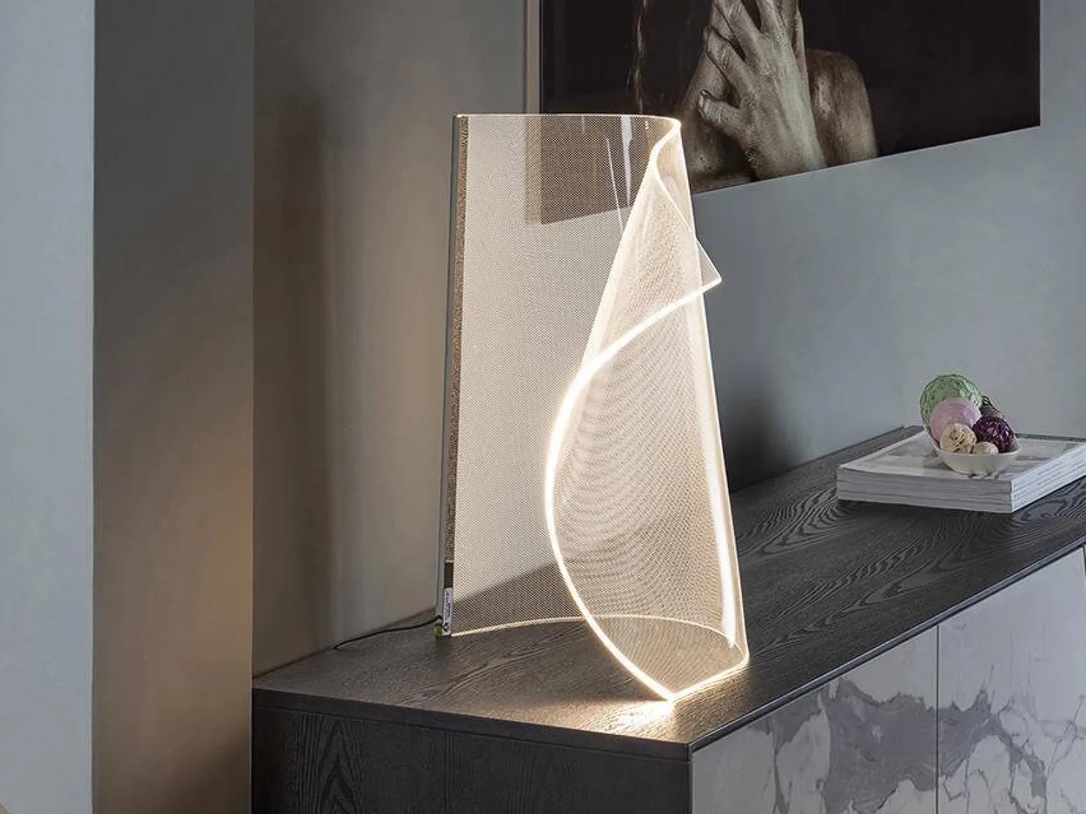 Velos II lampa stołowa (609425N) - Schuller