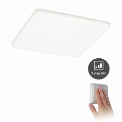 Veluna VariFit Panel LED IP44 17,5W 4000K 3-st ściemniane 185x185mm Tworzywo sztuczne (PL93065) - PAULMANN