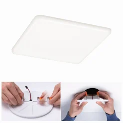 Veluna VariFit Panel LED IP44 17,5W 4000K 3-st ściemniane 185x185mm Tworzywo sztuczne (PL93065) - PAULMANN