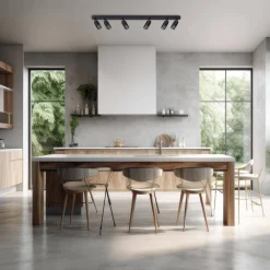 VERTICAL BLACK SPOT 6xGU10 (ML0297) - Milagro