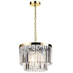 Vetro lampa wisząca antyczne złoto (LP-2910/5P AGD) - Light Prestige