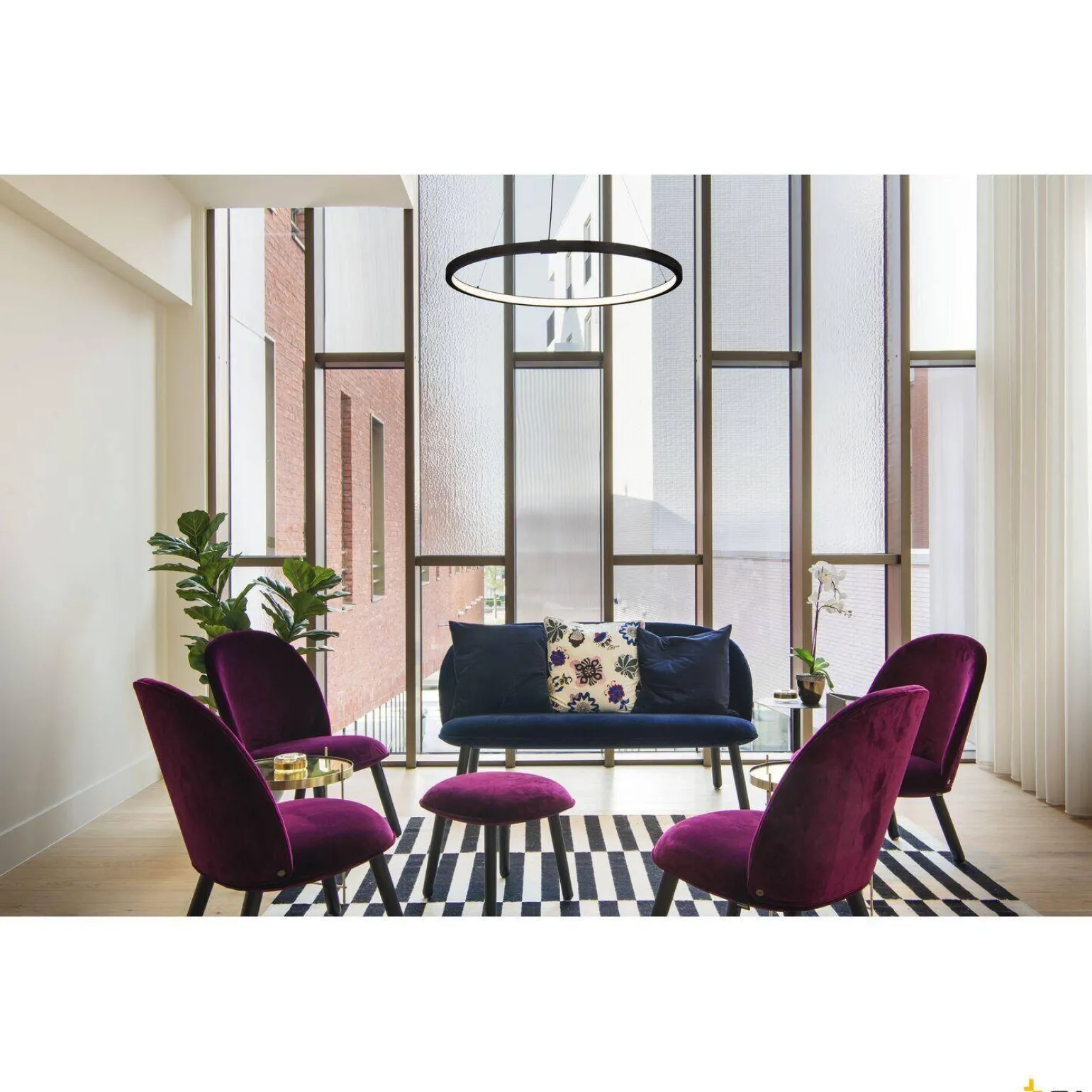 Wewnętrzna oprawa wisząca LED ONE 80 DALI, czarna, 3000 K/4000 K (1002911) - SLV