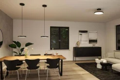 Wisząca lampa ściemnialna z aplikacją ZigBee WD Hildor ZB dim LED 20W Sz Met/Kst (PL96777) - PAULMANN