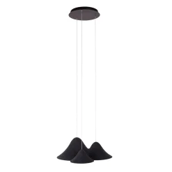 Wisząca lampa z filcu MAXLIGHT P0565 BELMOND BLACK&GREY