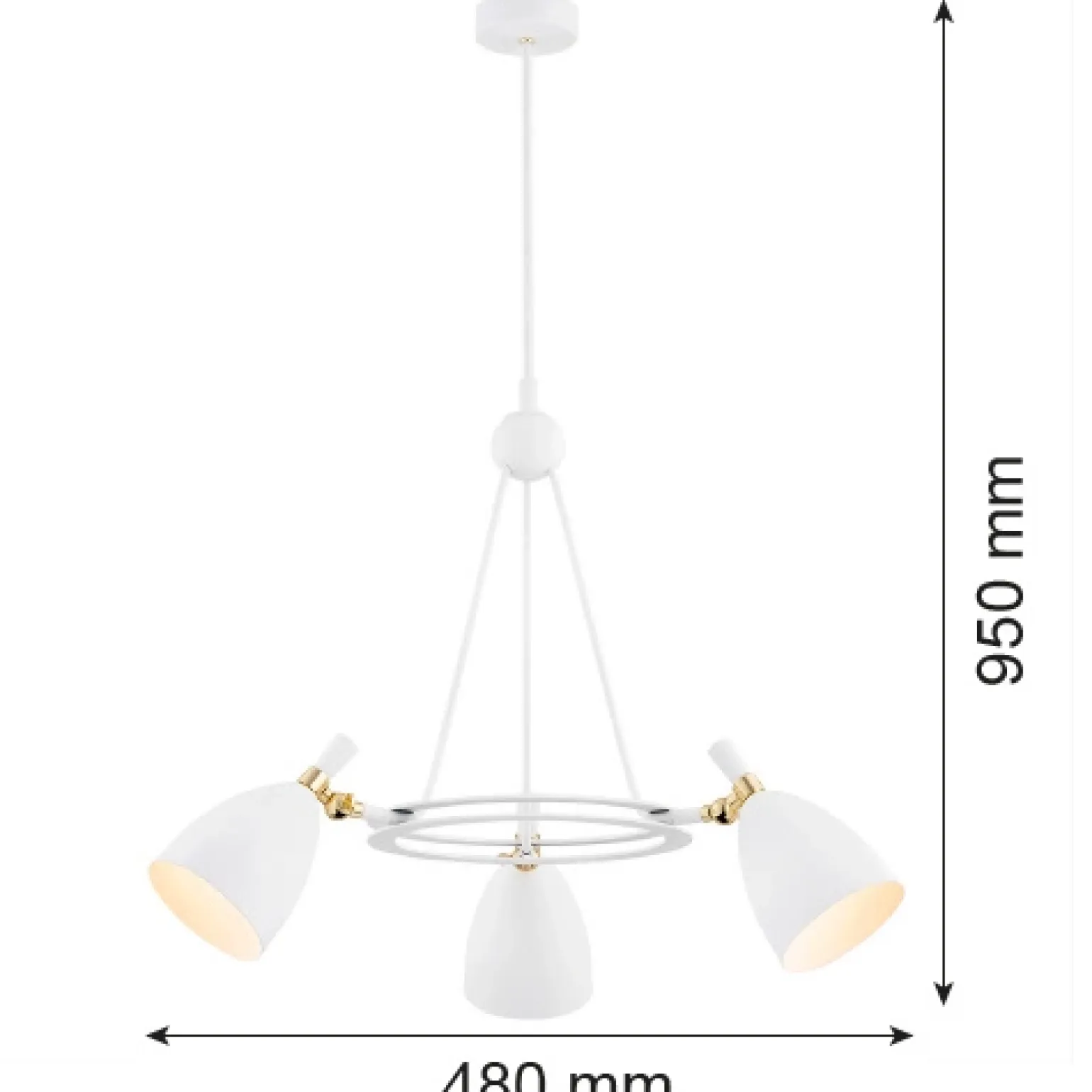 Żyrandol 3 pł. CHARLOTTE (6148) - Argon
