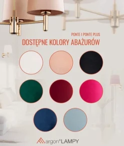 Żyrandol 3 pł. PONTE PLUS (6192) - Argon