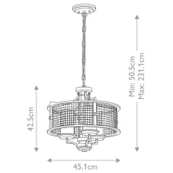 Żyrandol Ahrendale (KL-AHRENDALE3) - Elstead Lighting
