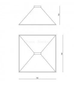 Żyrandol AKIRA LED duży (67028 - Ramko) - żyrandol