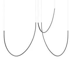 Żyrandol ALVAR 3 czarny LED 3000K (TH.547) - Thoro Lighting