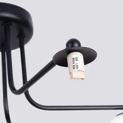 Żyrandol ASTRAL 5 czarny (SL.1663) - Sollux Lighting