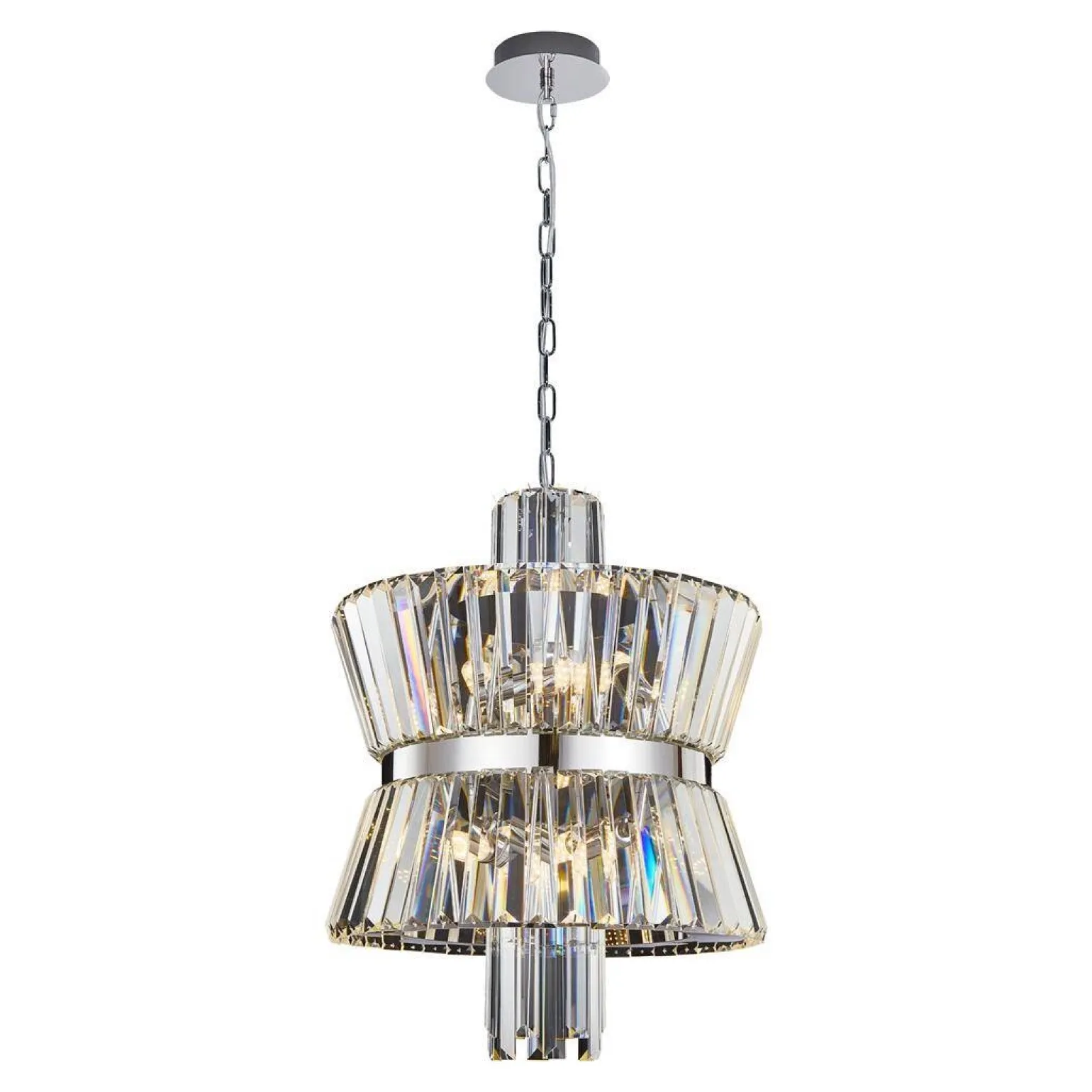 Żyrandol AURELIA CHROME 8xE14 (ML0404) - Milagro