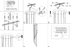 Żyrandol BAG Kol. Czarny (0053.33.NE) - Vivida