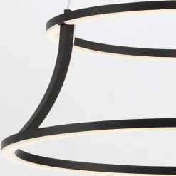 Żyrandol Cadoux - Matowa czerń (QN-CADOUX-P-BK) - Quintiesse