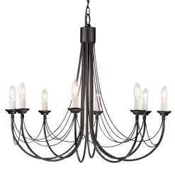 Żyrandol Carisbrooke (CB8-BLACK) - Elstead Lighting