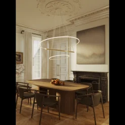 Żyrandol ECHO 60 + 90 + 120 czarny 4000 (67761) - Ramko