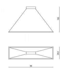 Żyrandol EDO LED mały (67029 - Ramko) - żyrandol