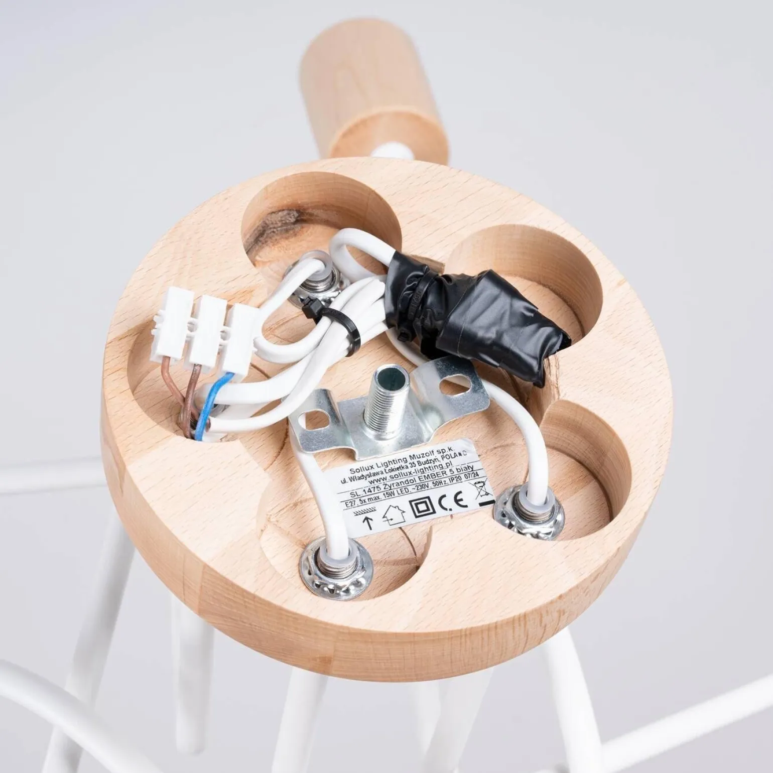 Żyrandol EMBER 5 biały (SL.1475) - Sollux Lighting