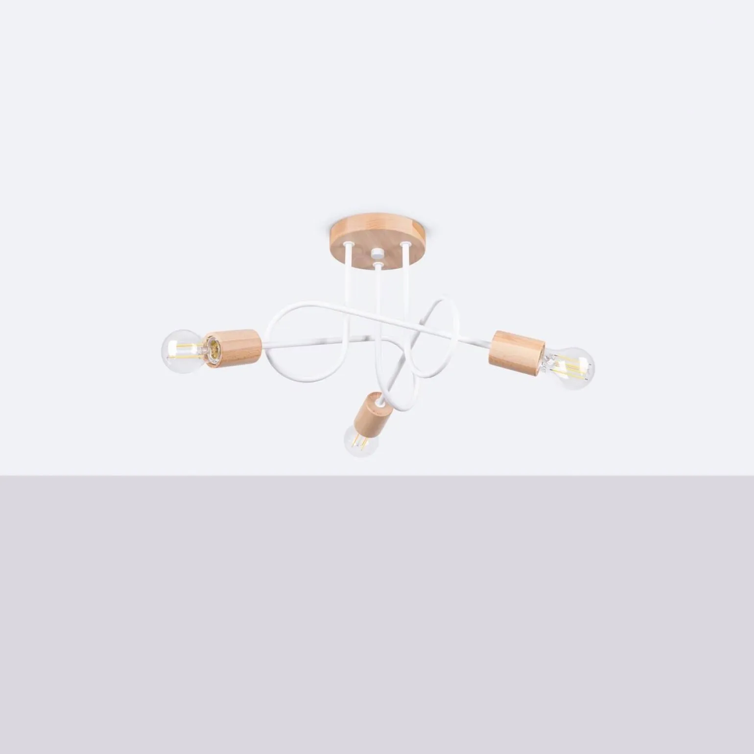 Żyrandol EMBER 3 biały (SL.1474) - Sollux Lighting