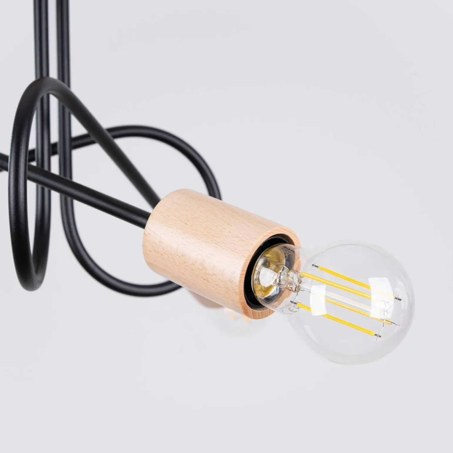 Żyrandol EMBER 3 czarny (SL.1477) - Sollux Lighting