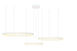 Żyrandol HALO PENDANT 100+80+60 CCT WH + REMOTE CONTROL (AZ4974) - Azzardo