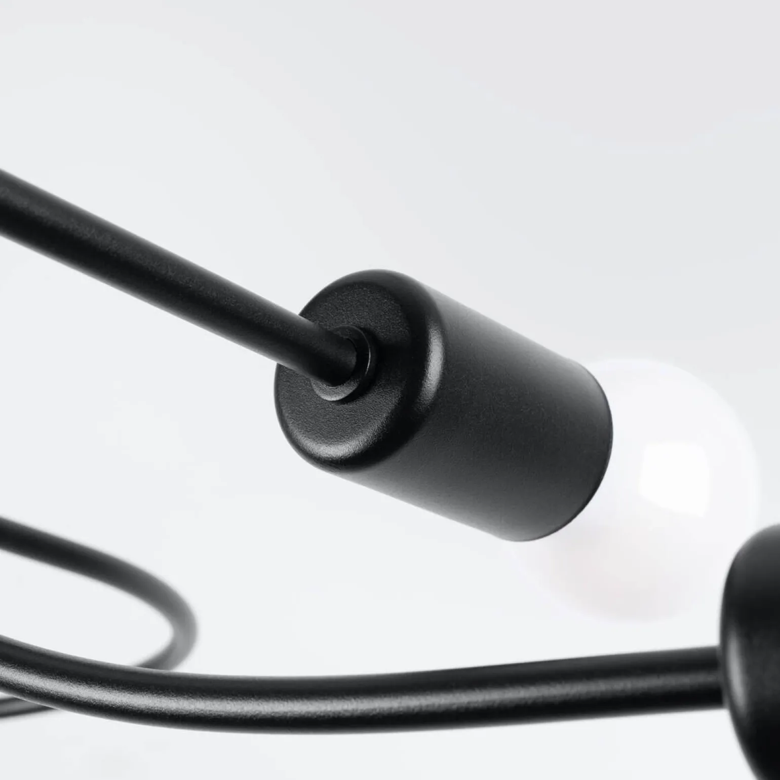 Żyrandol LEVAR 4 czarny (SL.1455) - Sollux Lighting