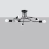 Żyrandol LEVAR 6 czarny (SL.1456) - Sollux Lighting