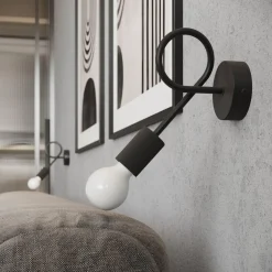 Żyrandol LEVAR 8 czarny (SL.1457) - Sollux Lighting