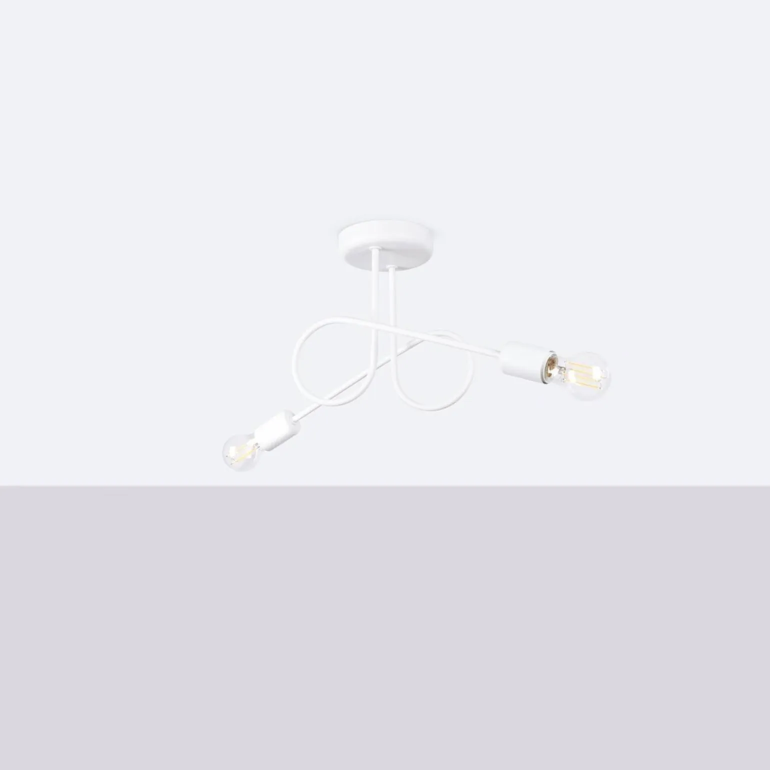 Żyrandol LOOP 2 biały (SL.1471) - Sollux Lighting
