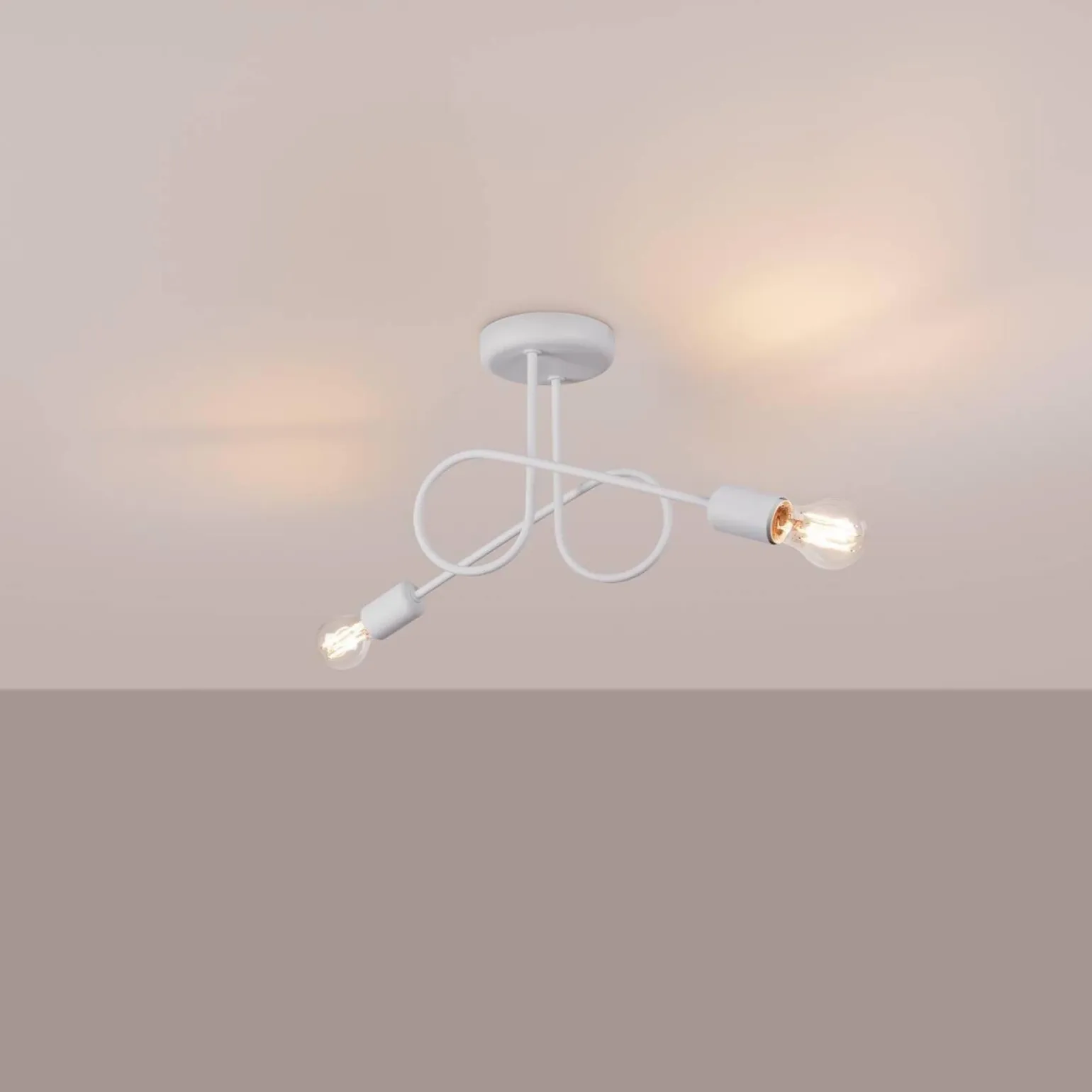 Żyrandol LOOP 2 biały (SL.1471) - Sollux Lighting