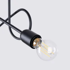 Żyrandol LOOP 2 czarny (SL.1472) - Sollux Lighting