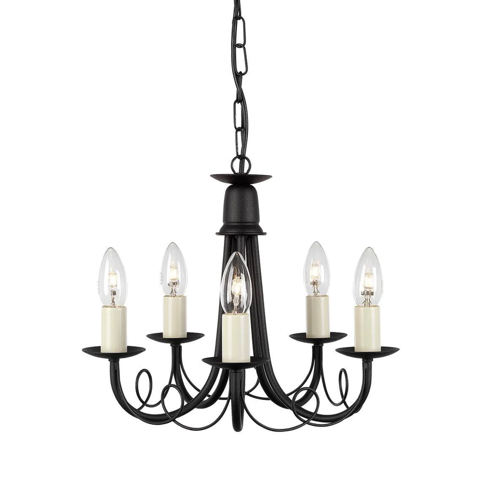 Żyrandol Minster (MN5-BLACK) - Elstead Lighting