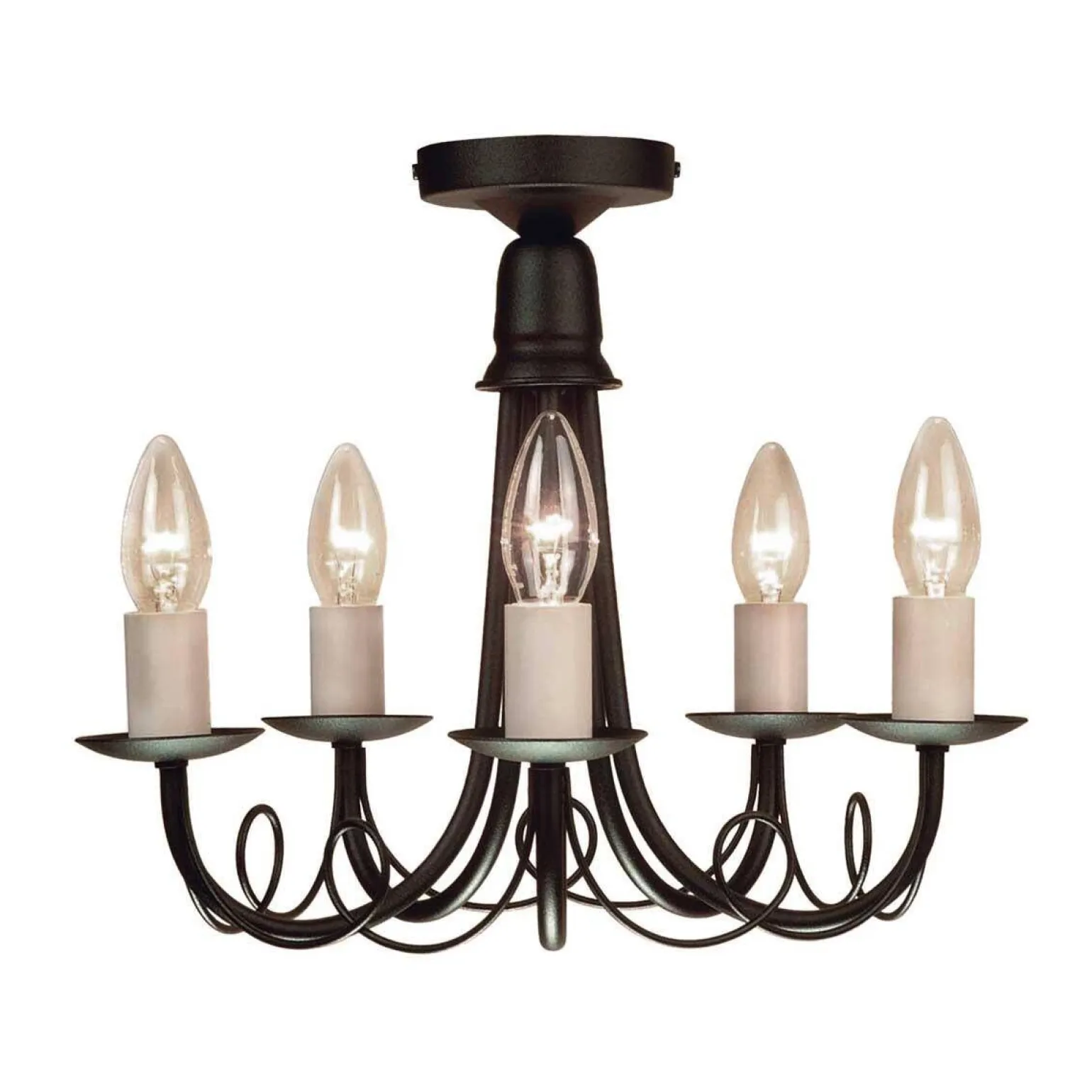 Żyrandol Minster (MN5-BLACK) - Elstead Lighting